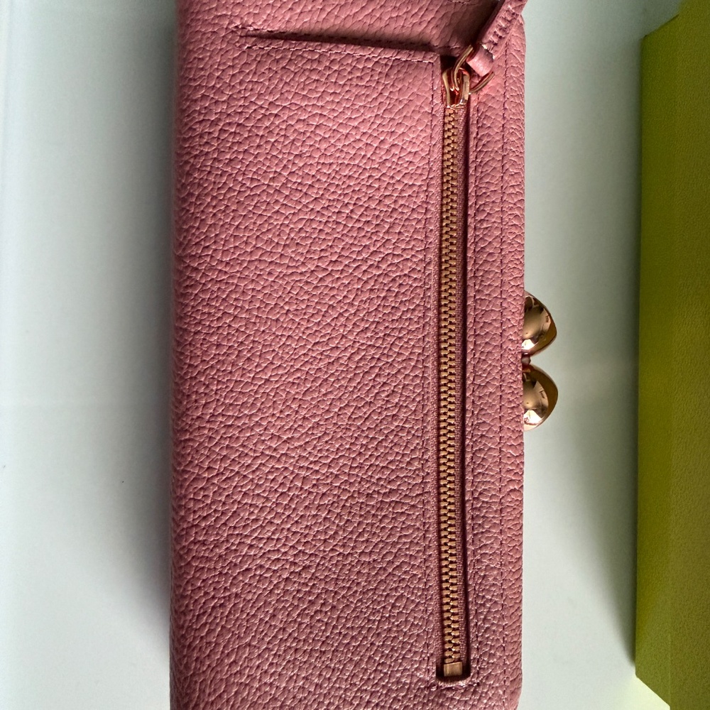 Ted Baker Large Leather Wallet with Bobble Clasp - Picture 4 of 8
